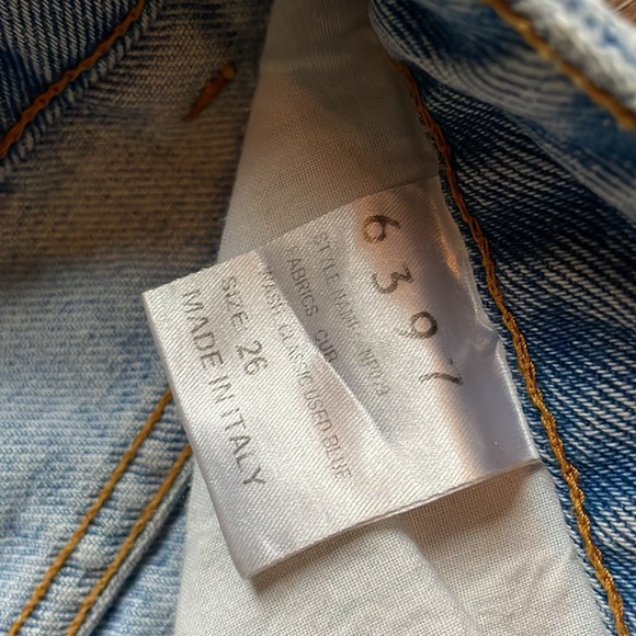 6397 Italian Denim Straight Crop Jeans 26 - Picture 8 of 15